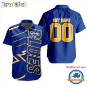 NHL St. Louis Blues New Design Hawaiian Shirt, Hockey Team Button Shirt