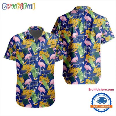 NHL St. Louis Blues Special Flamingo Hawaiian Design Button Shirt