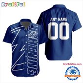 NHL Tampa Bay Lightning New Design Hawaiian Shirt, Hockey Team Button Shirt