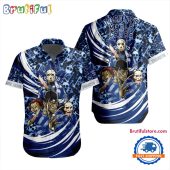 NHL Toronto Maple Leafs Special Movies Character Halloween Design Hawaiian Button Shirt