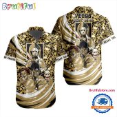 NHL Vegas Golden Knights Special Movies Character Halloween Design Hawaiian Button Shirt