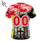 Nrl Dolphinspersonalized Anzac Day Design Hoodie My Friends! - demo10