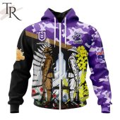 Nrl Melbourne Storm Personalized Anzac Day Design Hoodie Elegant Picture. - demo10
