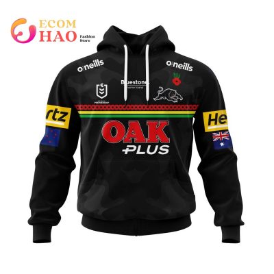 NRL Penrith Panthers Specialized Anzac Day Kits 2022 3D Hoodie
