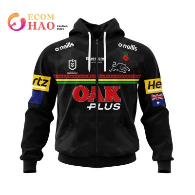 NRL Penrith Panthers Specialized Anzac Day Kits 2022 3D Hoodie