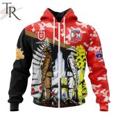 Nrl Sydney Roosters Personalized Anzac Day Design Hoodie You Look Too Weak - demo10
