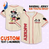 Personalize Jersey Mickey Love Jersey Disney Baseball Jersey Sports Cute Gifts For Fans Disney Magic Kingdom Tee Birthday Gift.jpeg - demo10