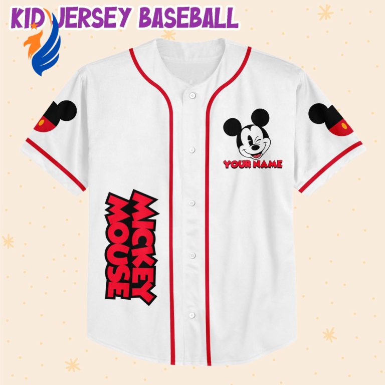Get Your Personalized Baseball Jersey with Mickey Basketball Design - Customizable Sports Gear