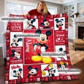 Personalized Disney Mickey Mouse Soft Fleece Blanket Blanket Home Decor Gift 1.jpeg - demo10