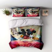 Personalized I Love You To The Moon And Back Mickey Minnie Valentine Blanket Custom Disney Bedding Set Party Bedroom Decorations Blanket Blanket Home Decor Gift 7.jpeg - demo10