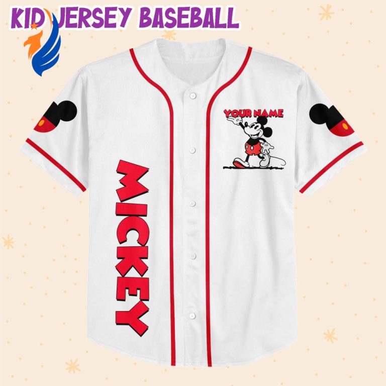 Custom Mickey Lucky Baseball Jersey: Personalized Design for Ultimate Style & Luck