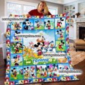 Personalized Mickey Mouse And Friends Fleece Blanket Blanket Home Decor Gift 1.jpeg - demo10