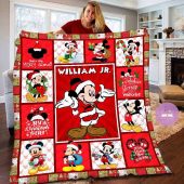 Personalized Mickey Mouse Christmas Quilt Blanket Blanket Home Decor Gift 1.jpeg - demo10
