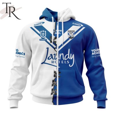 Personalized NRL Canterbury-Bankstown Bulldogs Home Mix Away Kits Hoodie