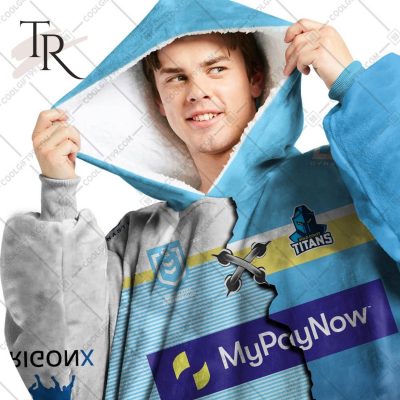 Personalized NRL Gold Coast Titans Mix V2 Jersey Oodie, Flanket, Blanket Hoodie, Snuggie Personalized NRL Gold Coast Titans Mix V2 Jersey Oodie, Flanket, Blanket Hoodie, Snuggie