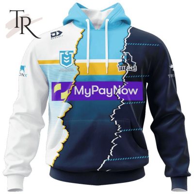 Personalized NRL Gold Coast Titans Special Mix Jersey Hoodie 3D Personalized NRL Gold Coast Titans Special Mix Jersey Hoodie 3D