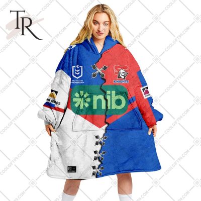 Personalized NRL Newcastle Knights Mix V2 Jersey Oodie, Flanket, Blanket Hoodie, Snuggie Personalized NRL Newcastle Knights Mix V2 Jersey Oodie, Flanket, Blanket Hoodie, Snuggie