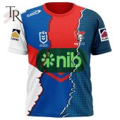 Personalized Nrl Newcastle Knights Special Mix Jersey Hoodie 3d Cool Dp - demo10