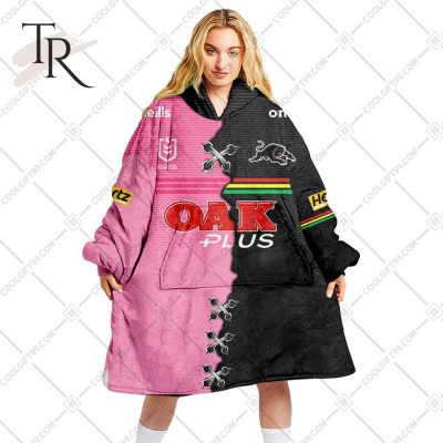Personalized NRL Penrith Panthers Mix V2 Jersey Oodie, Flanket, Blanket Hoodie, Snuggie Personalized NRL Penrith Panthers Mix V2 Jersey Oodie, Flanket, Blanket Hoodie, Snuggie