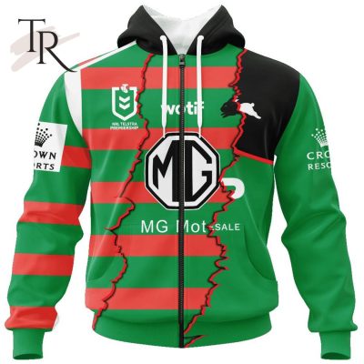 Personalized NRL South Sydney Rabbitohs Special Mix Jersey Hoodie 3D Personalized NRL South Sydney Rabbitohs Special Mix Jersey Hoodie 3D