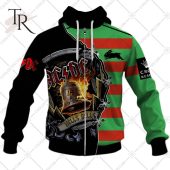 Personalized Nrl South Sydney Rabbitohs X Ac Dc Hoodie 3d Best Picture Ever - demo10