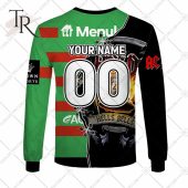 Personalized Nrl South Sydney Rabbitohs X Ac Dc Hoodie 3d Unique And Sober - demo10