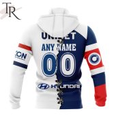 Personalized Nrl Sydney Roosters Home Mix Away Kits Hoodie Gang Of Rockstars - demo10