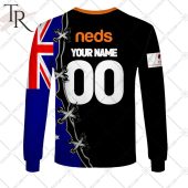 Personalized Nrl Wests Tigers Home Jersey Mix Flag Hoodie Beauty Queen - demo10