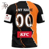 Personalized Nrl Wests Tigers Special Mix Jersey Hoodie 3d Nice Shot Bro - demo10