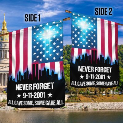 Memorial Day September 11th Never Forget 911 Memorial Flag TPT986Fn - Flagwix