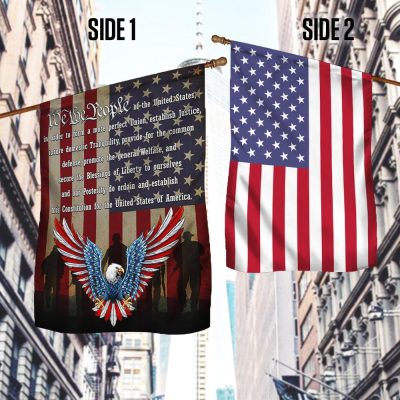 American Patriotic Eagle, We The People of the United States Flag TPT880F - Flagwix