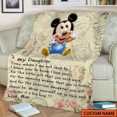 To My Daughter Fleece Blanket Mickey Mouse Mink Sherpa Gift Ideas Mother S Day Gift For Mama Blanket Blanket For Mom From Son Birthday Blanket Home Decor Gift 6.jpeg - demo10