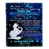 To My Mom Blanket From Daughter Elephant All The Times That I Forgot To Thank You Mother Day Blanket Personalized Blanket For Mom 1 Sm2yqd.jpg - demo10