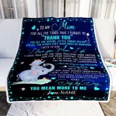 To My Mom Blanket From Daughter Elephant All The Times That I Forgot To Thank You Mother Day Blanket Personalized Blanket For Mom 2 Zardyj.jpg - demo10