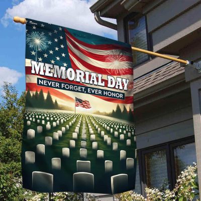 FLAGWIX Memorial Day Never Forget Ever Honor American Flag TQN2855F - Flagwix