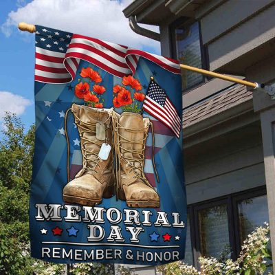 Memorial Day Veteran Remember and Honor Flag MLN108F - Flagwix