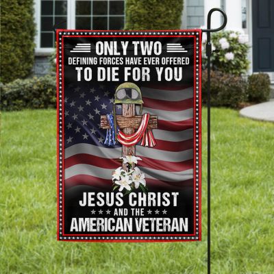 Veteran Owe To Jesus Christ and the American Veteran Flag MLN1194F - Flagwix