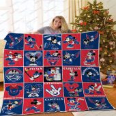 Wc Washington Capitals Disney Mickey Lets Go Caps Quilt Blanket Mickey Mouse Quilt Bedding Set Blanket Home Decor Gift 3.jpeg - demo10