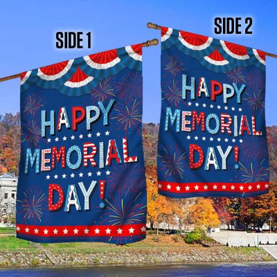 Happy Memorial Day Flag TQN1011F - Flagwix