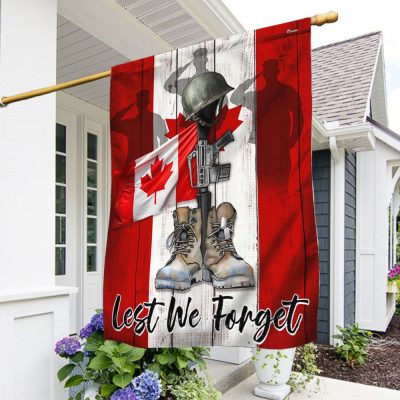 Canada Veteran Remembrance Day Lest We Forget Flag MLN4223F - Flagwix Canada Veteran Remembrance Day Lest We Forget Flag MLN4223F - Flagwix