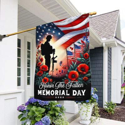 FLAGWIX Memorial Day US Veteran Honor The Fallen Flag MLN2737F - Flagwix
