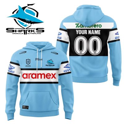 Cronulla-Sutherland Sharks 2025 Personalized Limited Hoodie