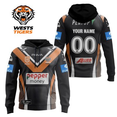 Wests Tigers 2025 Personalized Limited Hoodie