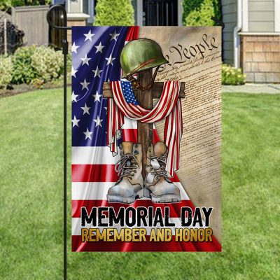 FLAGWIX Memorial Day Remember and Honor Veteran American Patriot We The People Flag MLN2754F - Flagwix