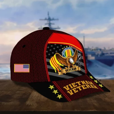 Premium Eagle US Veterans Cap APVC200703 VietNam Veteran