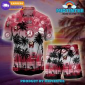 Alabama Crimson Tide Logo Combo Hawaiian Shirt Shorts - demo10