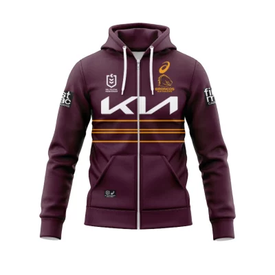 Personalized Brisbane Broncos 2025 Home Jersey Hoodie Tshirt Polo Singlet