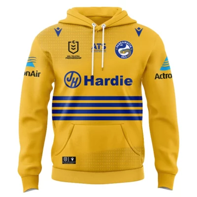 Personalized Parramatta Eels 2025 Away Jersey Hoodie T-shirt Polo Singlet