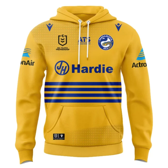 Personalized Parramatta Eels 2025 Away Jersey Hoodie T-shirt Polo Singlet
