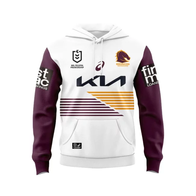 Personalized Brisbane Broncos 2025 Away Jersey Hoodie Tshirt Polo Singlet